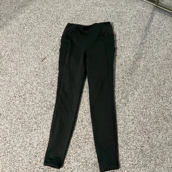 RBX fleece lined leggings side pocket w/zipper - Picture 1 of 5